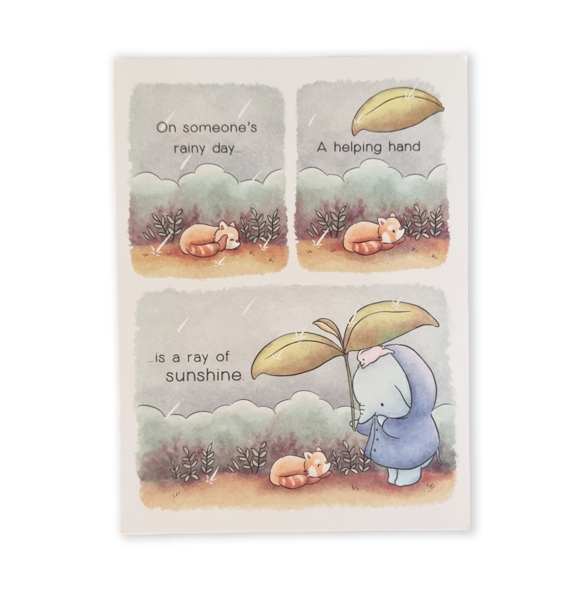 'A Helping Hand' Postcard