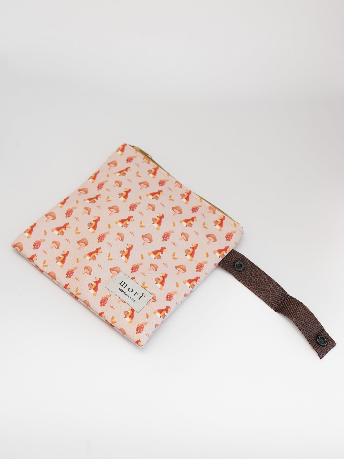 Little Fox Washable Zipper Pouch