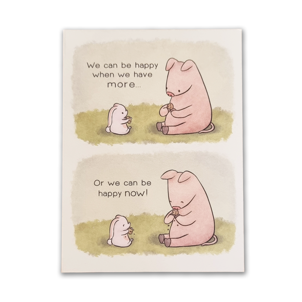 'Choose Happy Now' Postcard