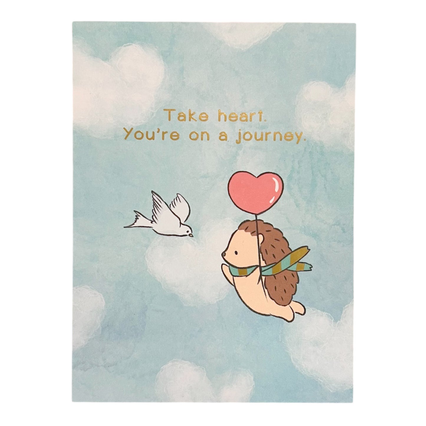 'Take Heart, You're on a Journey' Postcard