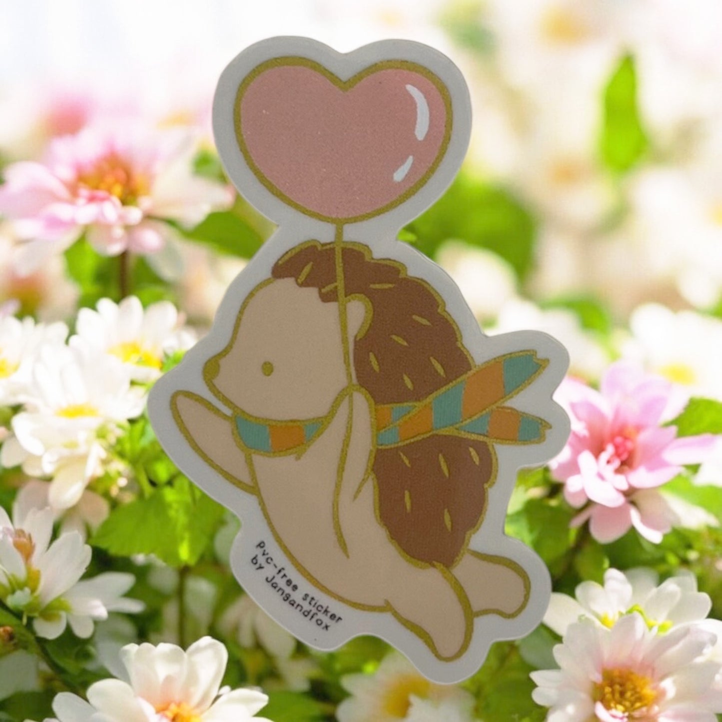 'You're on a Journey' Little Hedgehog Sticker