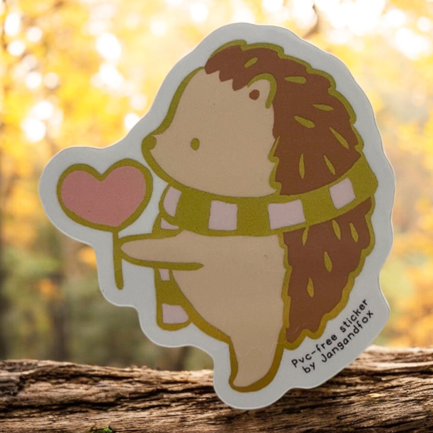 'Heart Candy‘ Little Hedgehog Sticker
