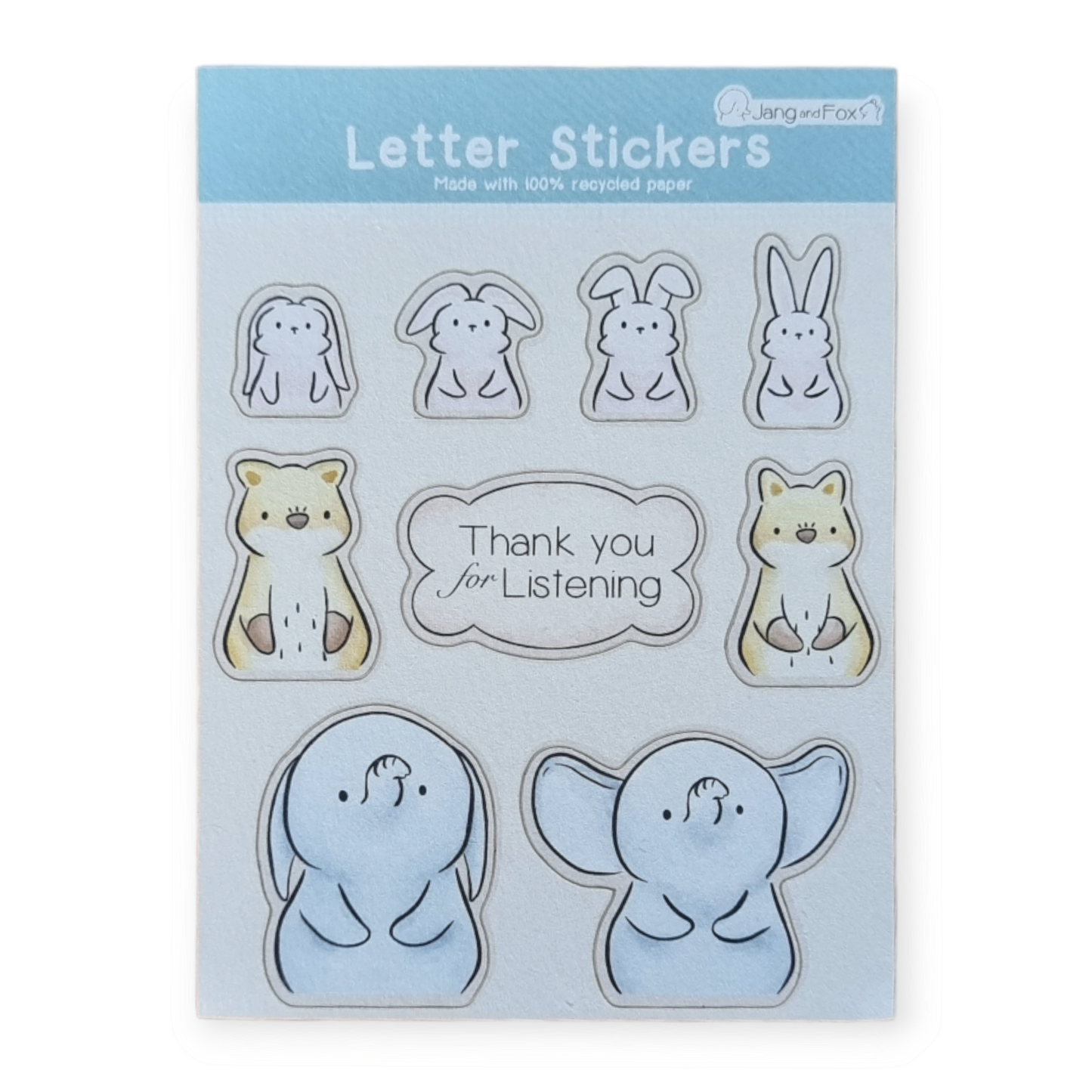 'Listening Ears' Sticker Sheet