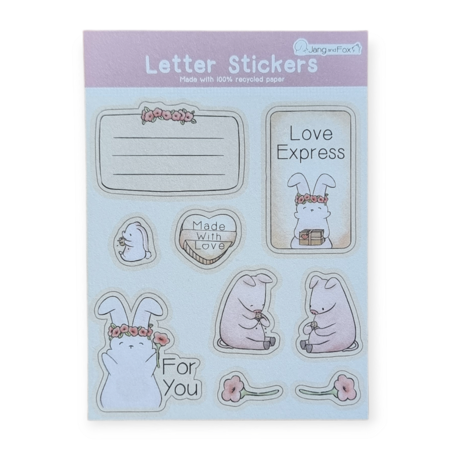 'Love Parcel' Sticker Sheet
