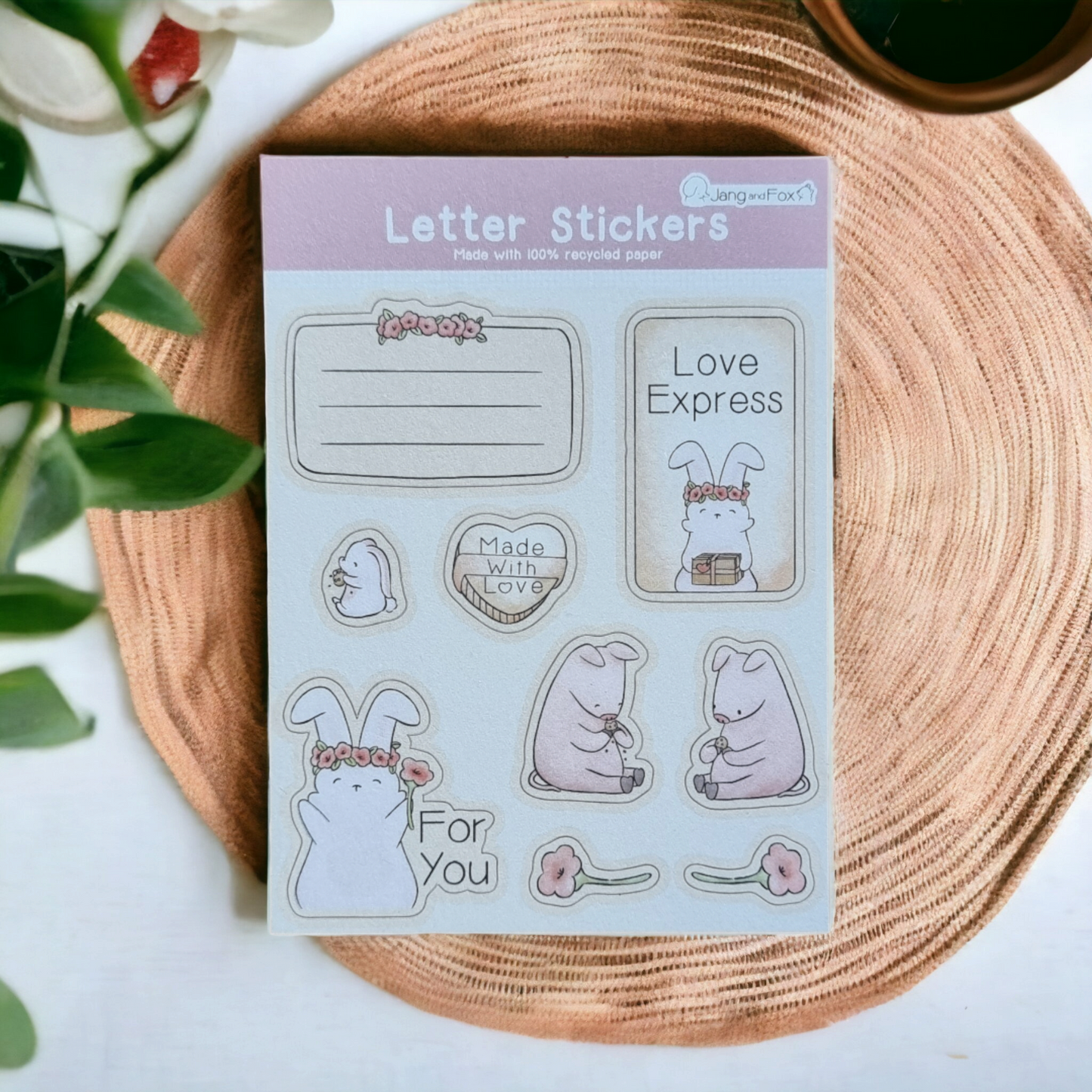 'Love Parcel' Sticker Sheet