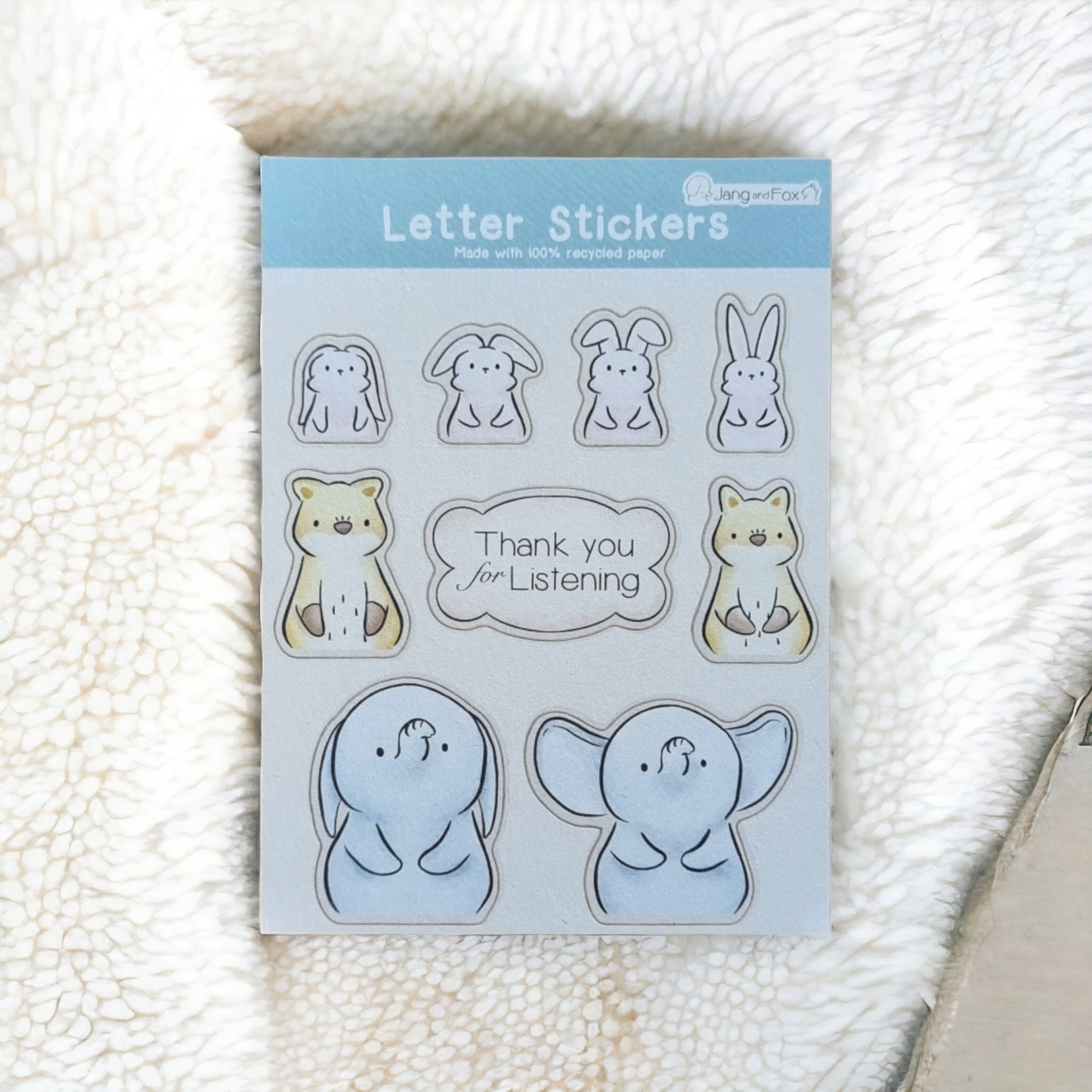 'Listening Ears' Sticker Sheet