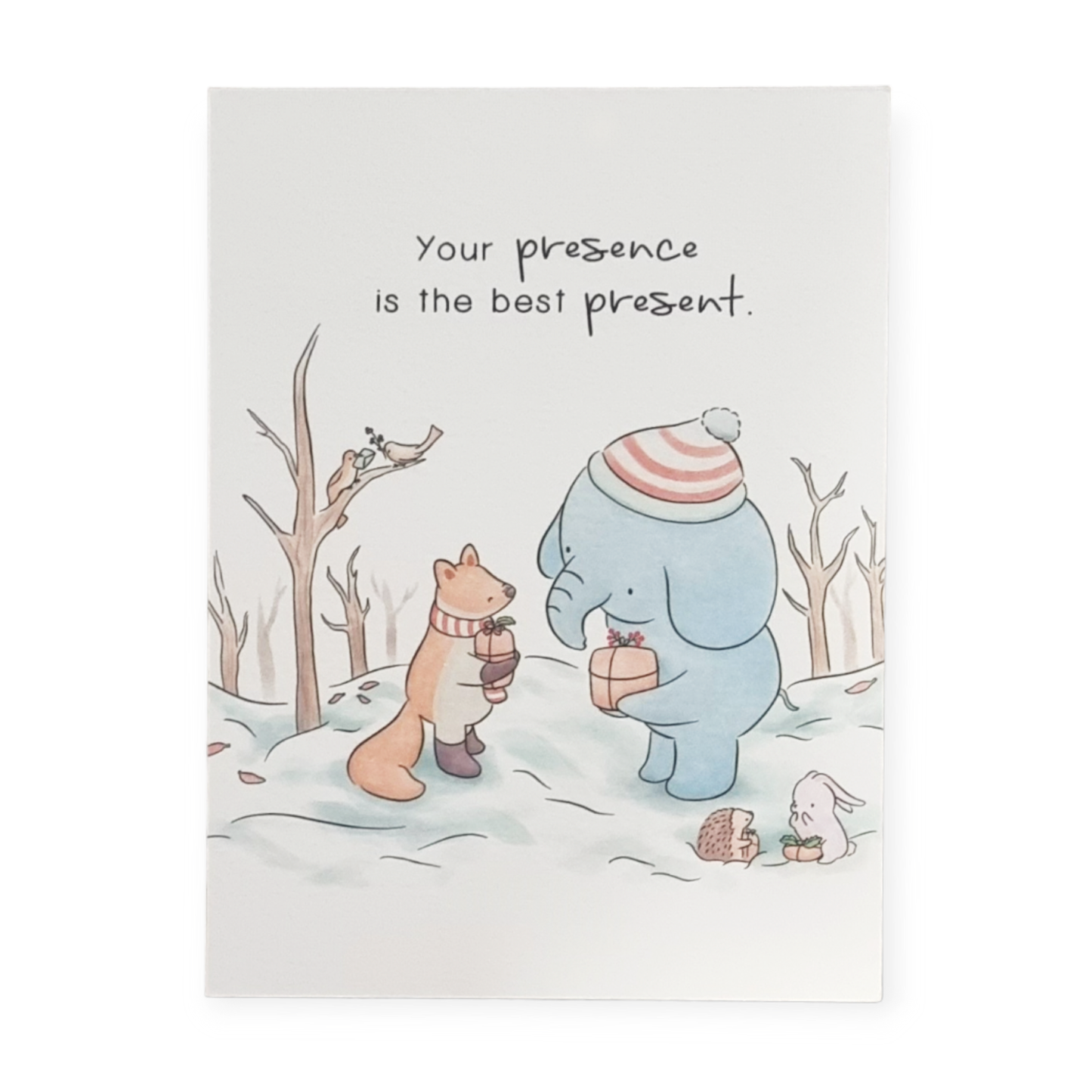 'Your Presence is the Best Present' Postcard