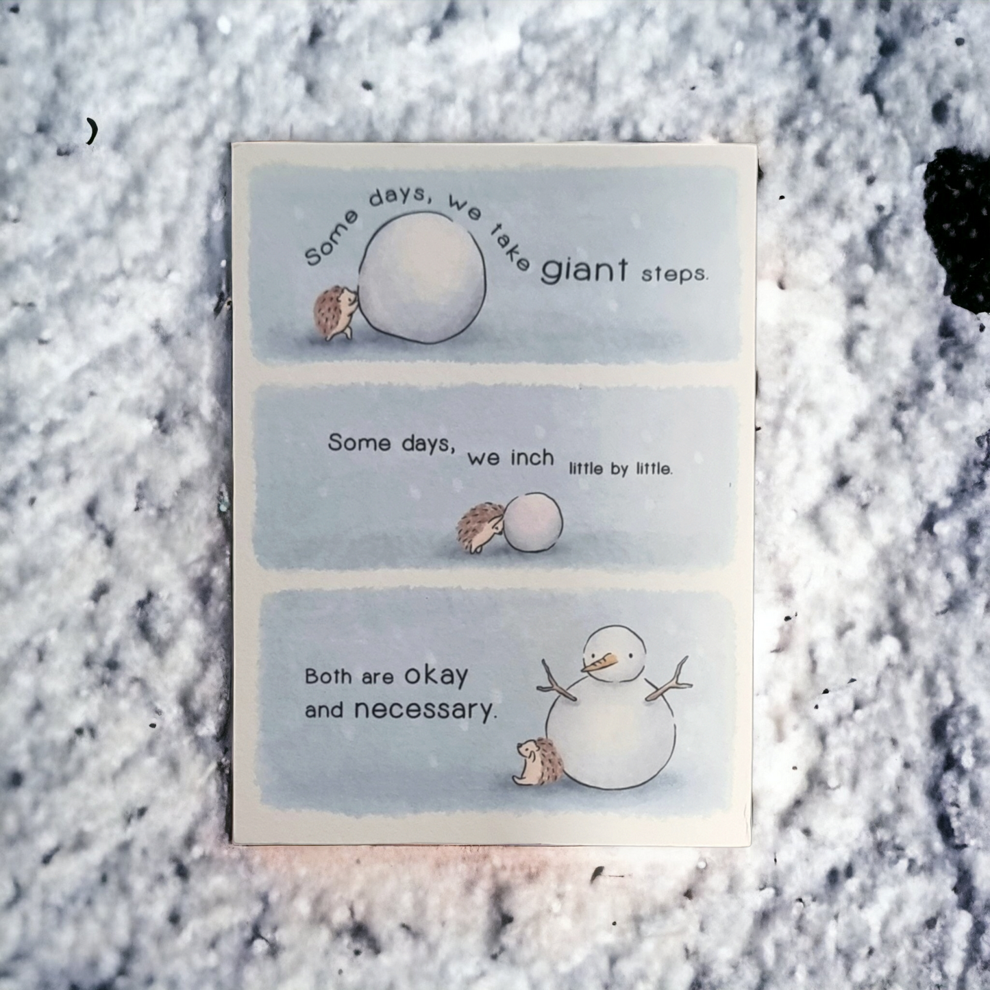 'How's Your Snowman?' Postcard