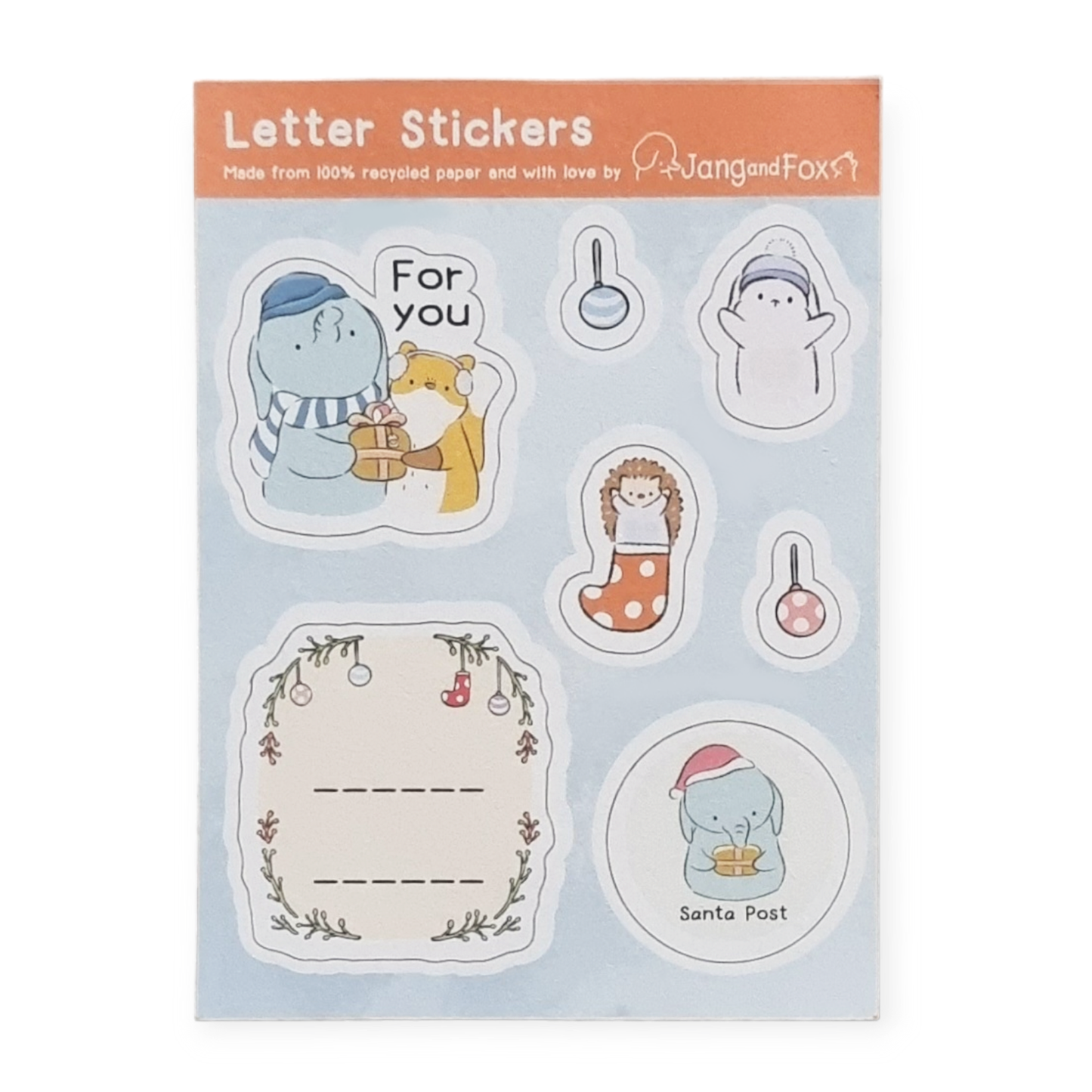'Winter Giving' Sticker Sheet