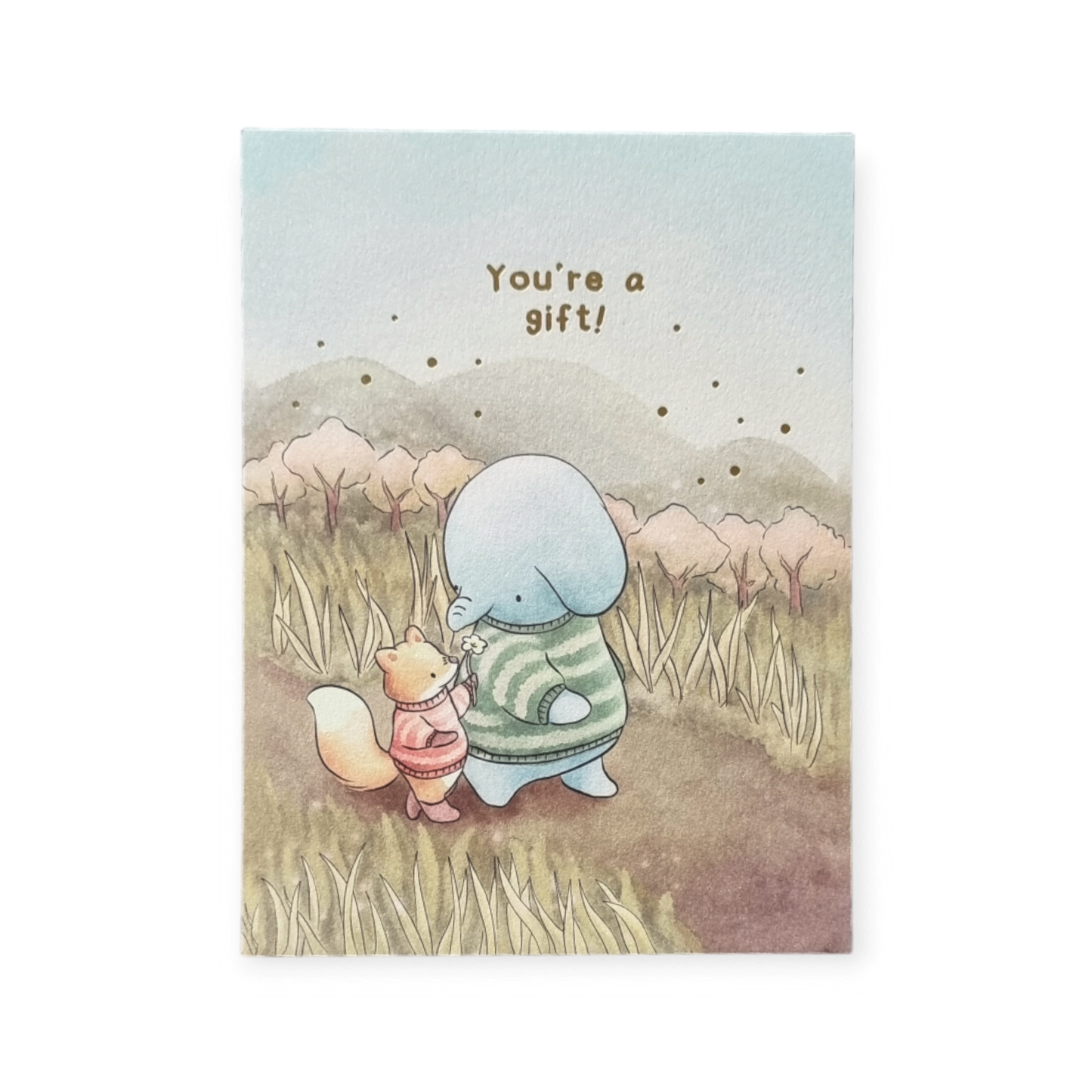 'You're a Gift!' Postcard