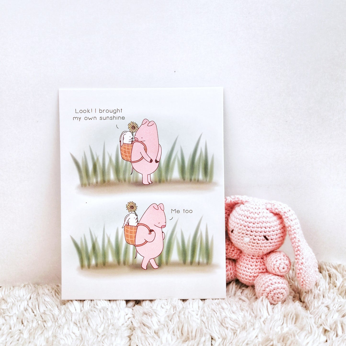 Postcard Set (Little Pig & Little Bunny)