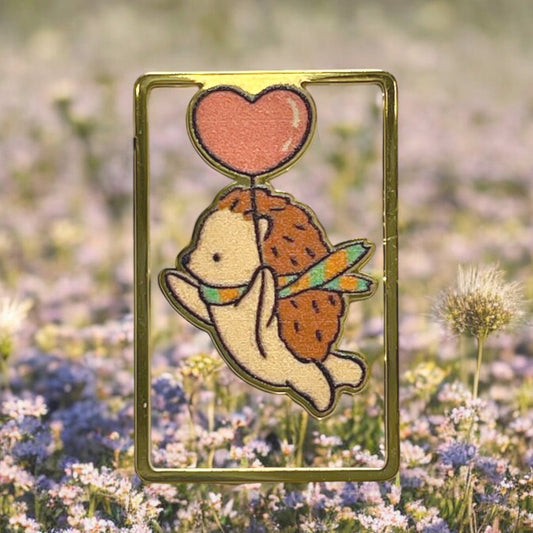 'You're on a Journey' Little Hedgehog Gold Bookmark