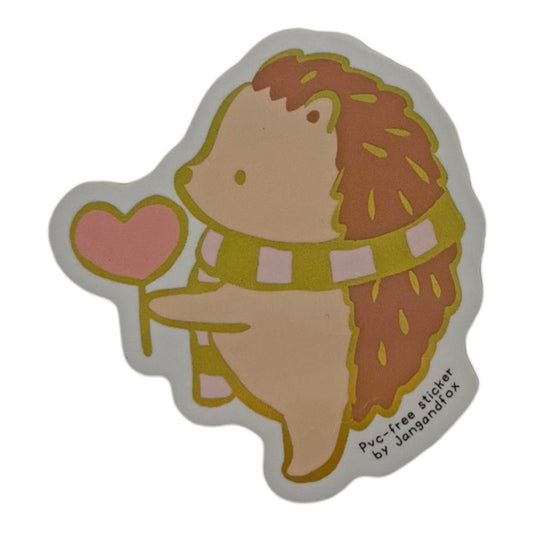 'Heart Candy‘ Little Hedgehog Sticker