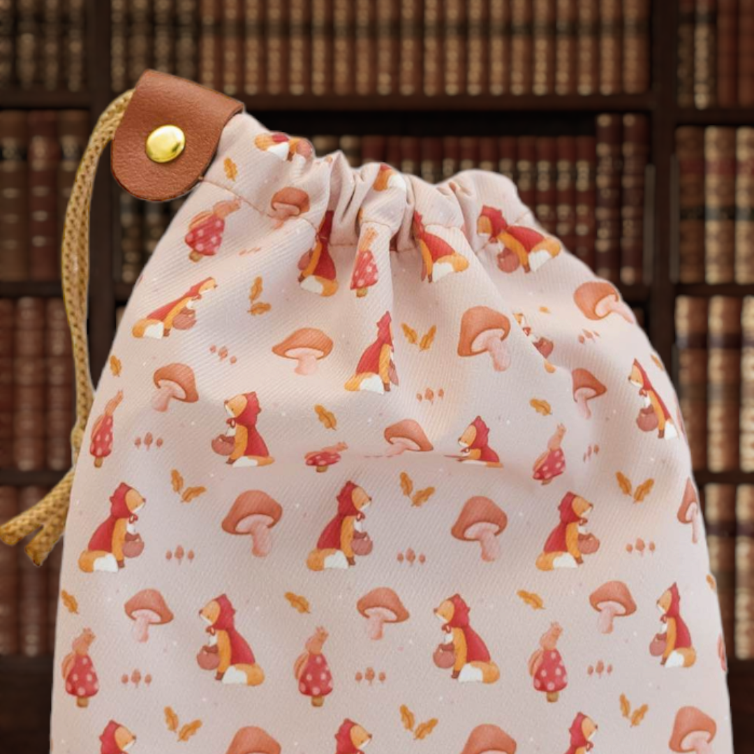 Little Fox Drawstring Bag