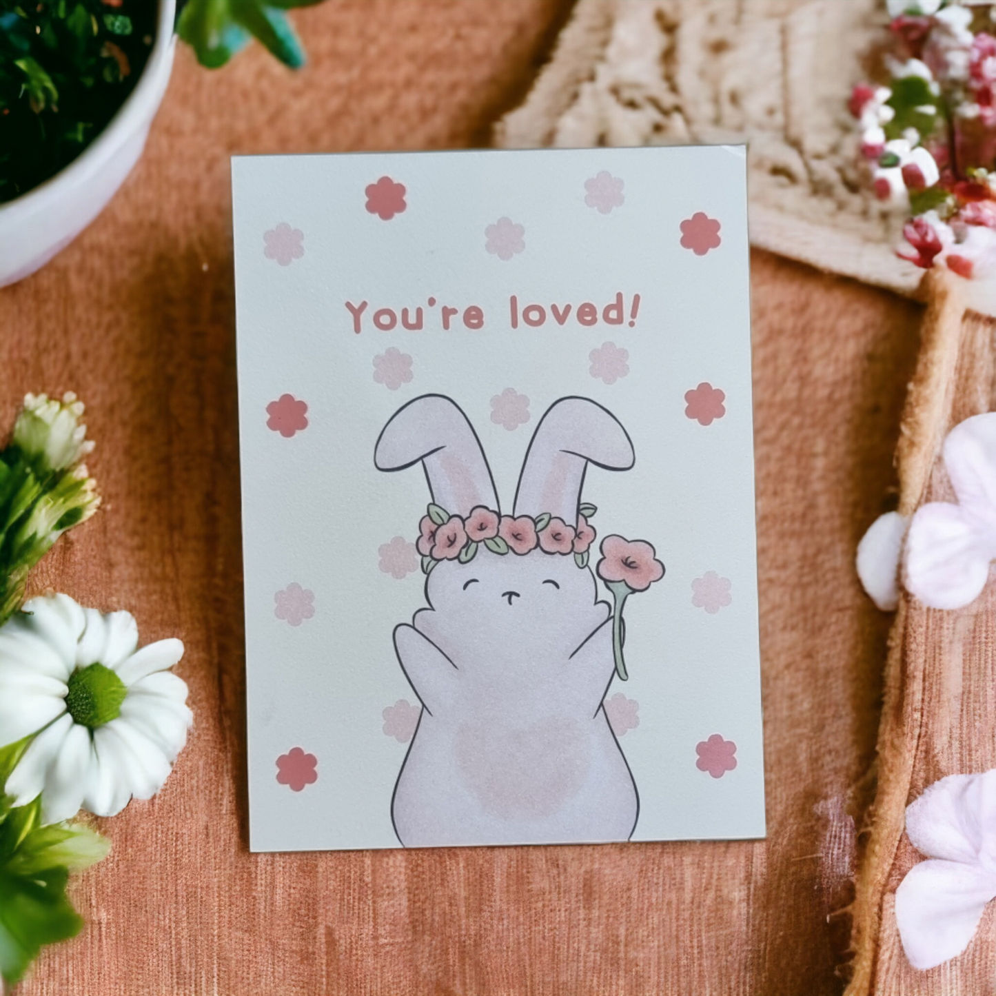 'You're Loved' Postcard