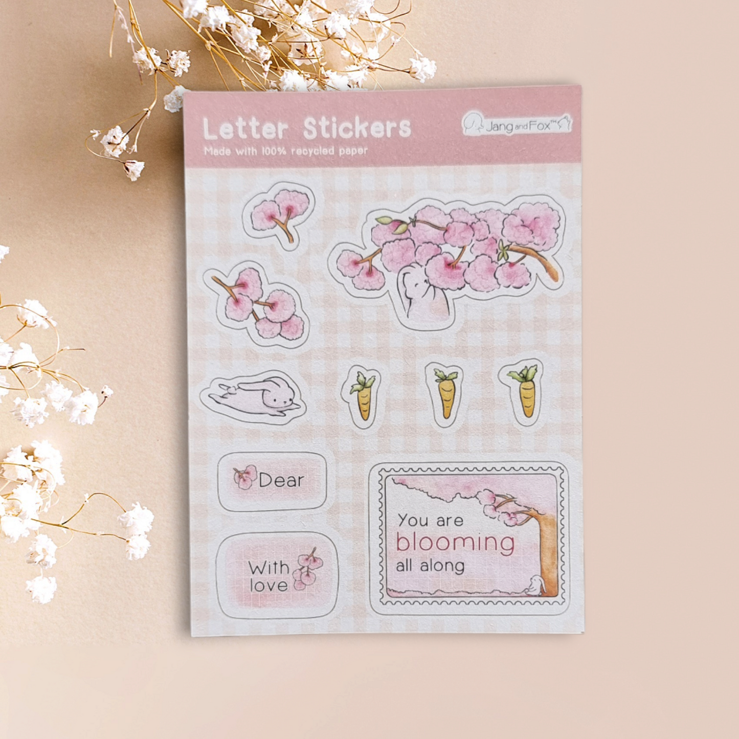 Cherry Blossom Sticker Sheet