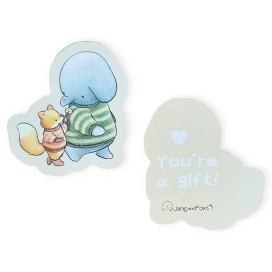 'You're a Gift!' Sticker