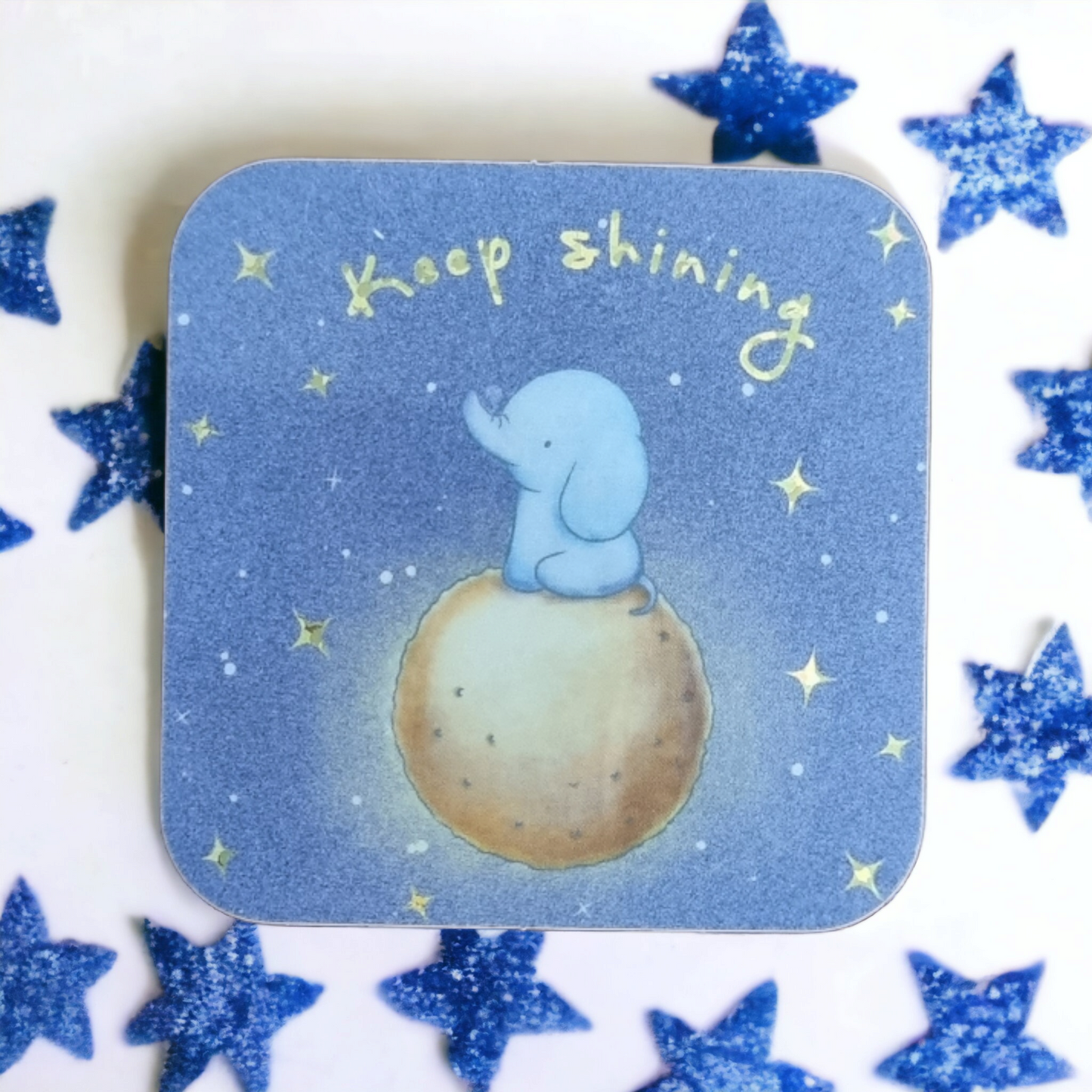 'Keep Shining' Little Eleph Sticker