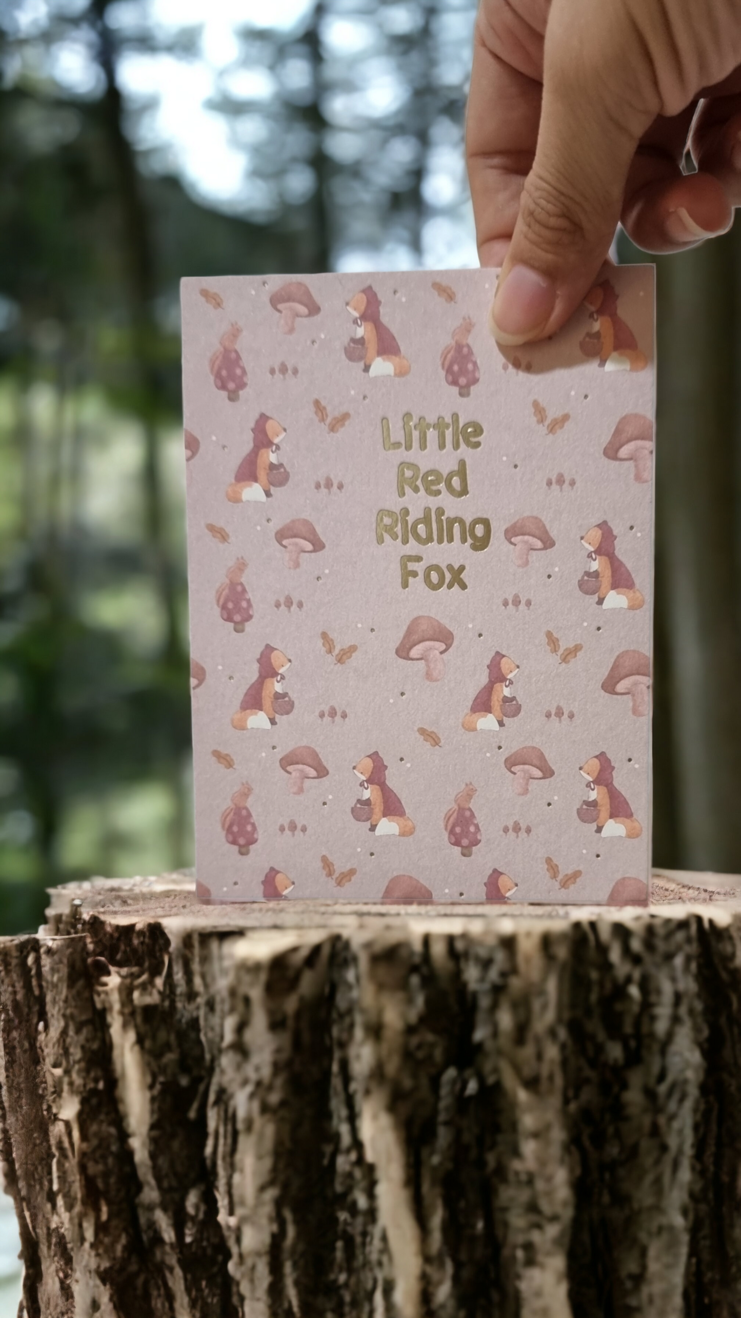 'Little Red Riding Fox' Postcard