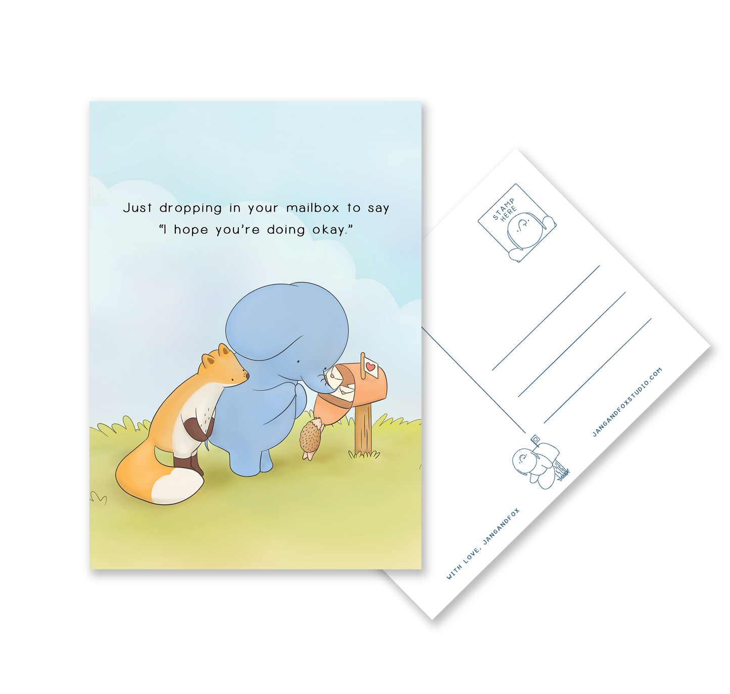 Postcard Set (Little Fox & friends)